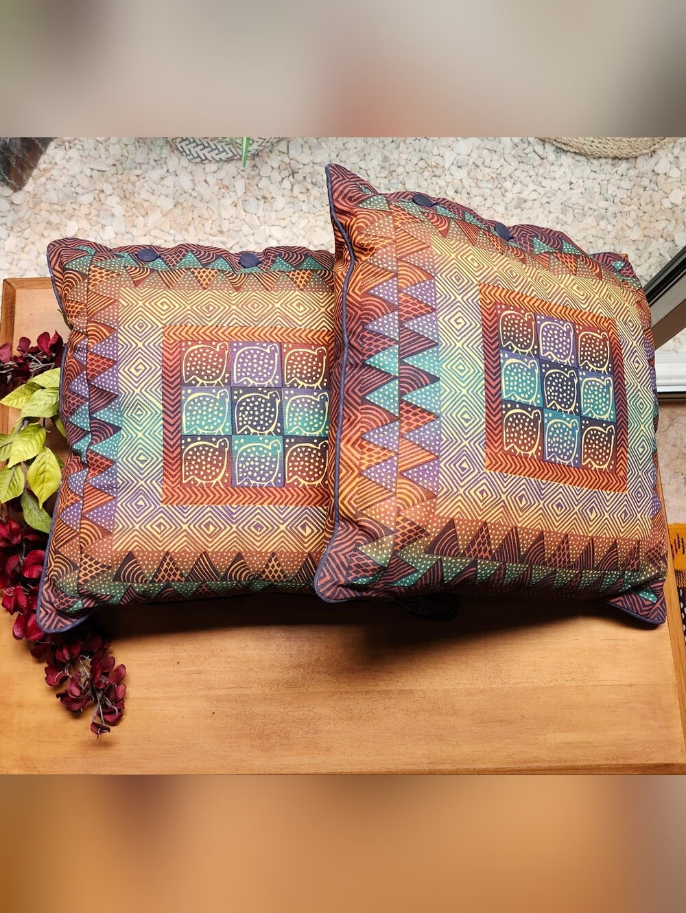 Set Of 2 Kudhinda Quail Decorative Throw Pillows